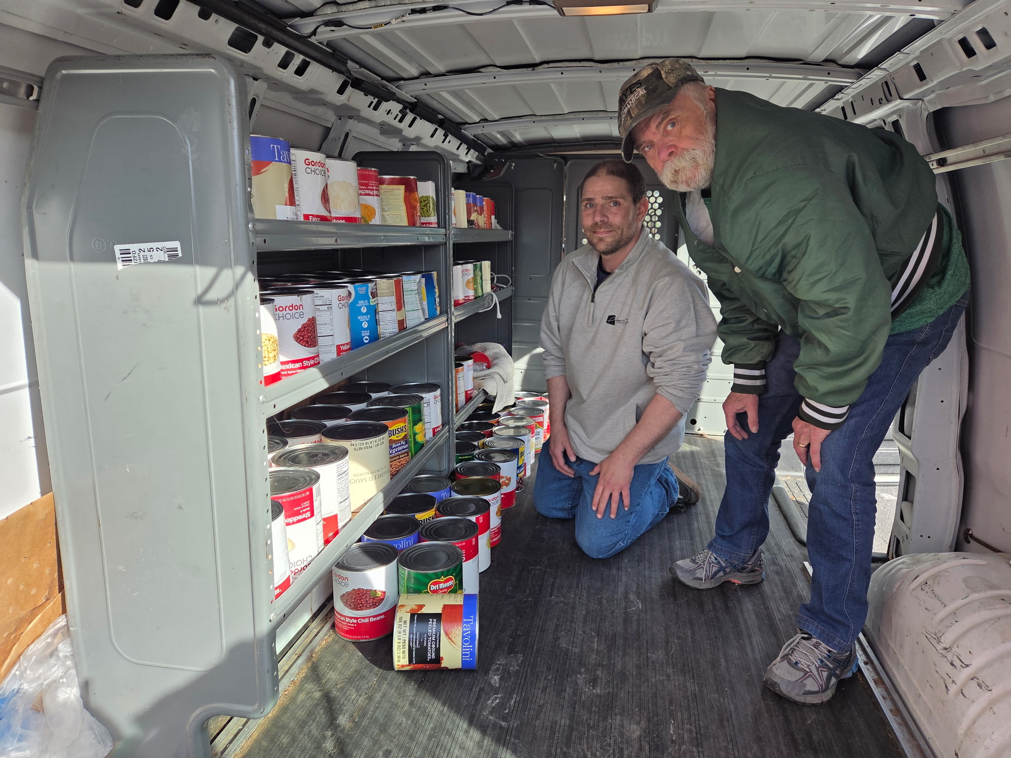 From pantry grant shopping, food donation collection, to getting it on the table! -2